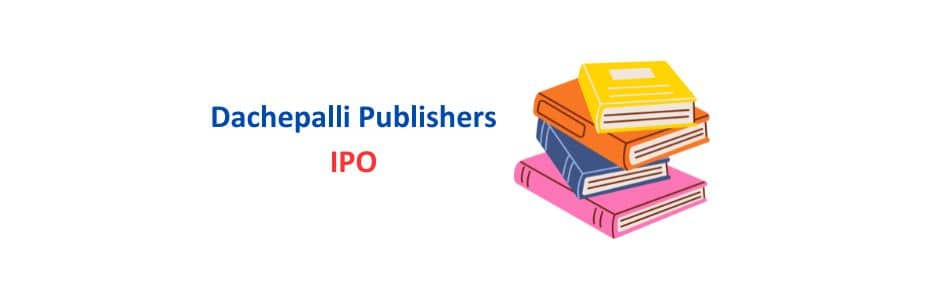 Investor reviewing Dachepalli Publishers IPO financials and ROE 32 percent on stock trading app