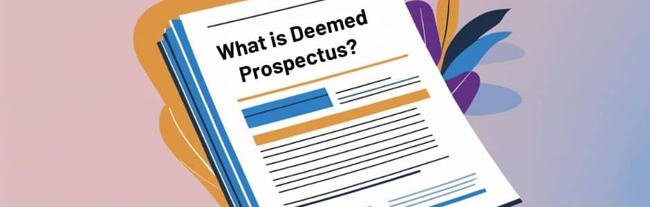 Illustration showing Deemed Prospectus