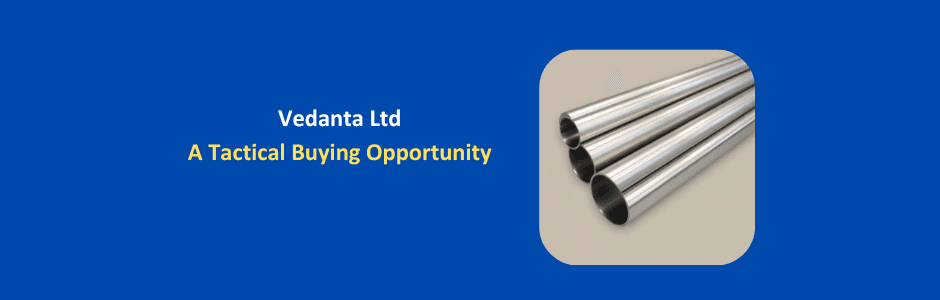 Vedanta Ltd tactical idea JM Financial March 2026 — entry price Rs 690 — upside 8 to 10 percent — 11% correction from 52-week high Rs 770 — demerger aluminium debt catalysts