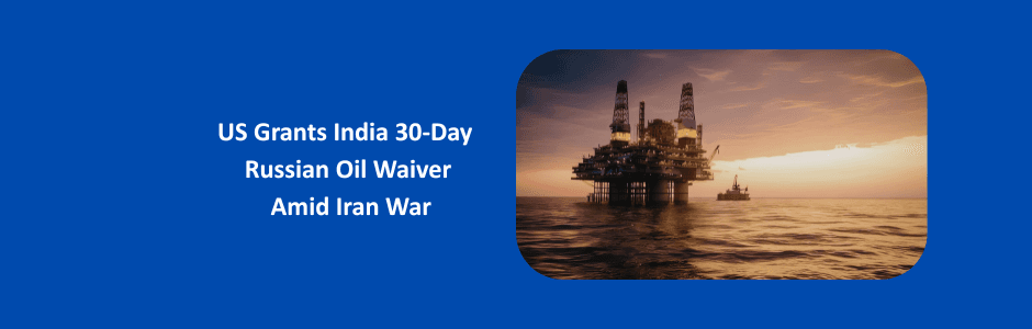 US Treasury Secretary Scott Bessent announcing 30-day Russian oil waiver for India