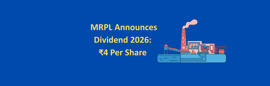 MRPL Mangalore Refinery complex with 40% interim dividend announcement banner ₹4 per share record date March 11