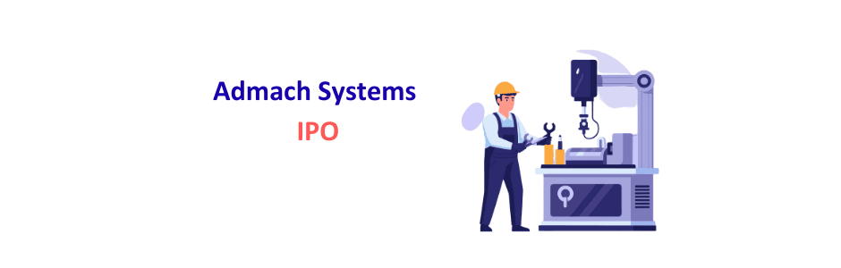 Admach Systems IPO 2025 concept image showing industrial automation robots, special-purpose machines and an IPO timeline
