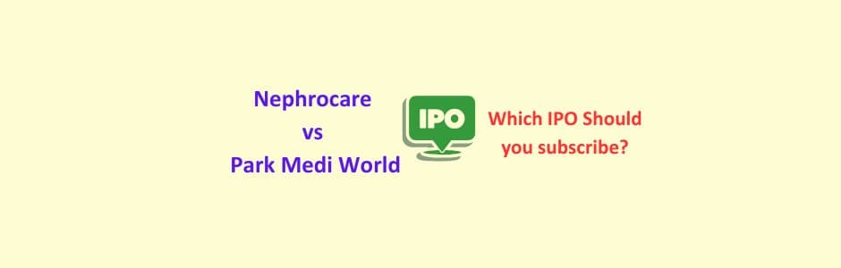 Comparison chart: Nephrocare dialysis clinic vs Park Medi World multi-specialty hospital beds