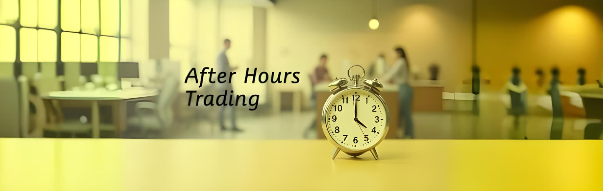 after hours trading explained visually