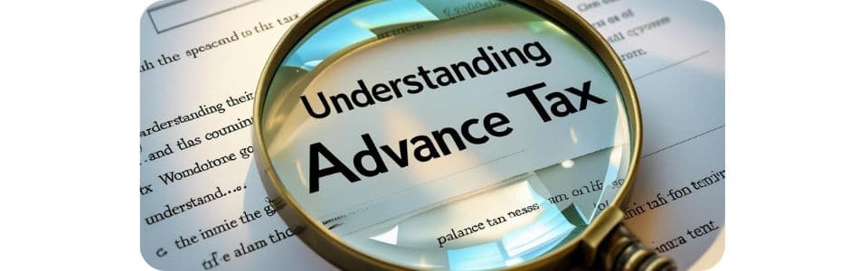 Advance tax payment deadlines for FY 2025–26 marked on a calendar