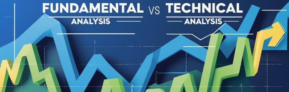 Table comparing key differences between fundamental and technical analysis in stock market