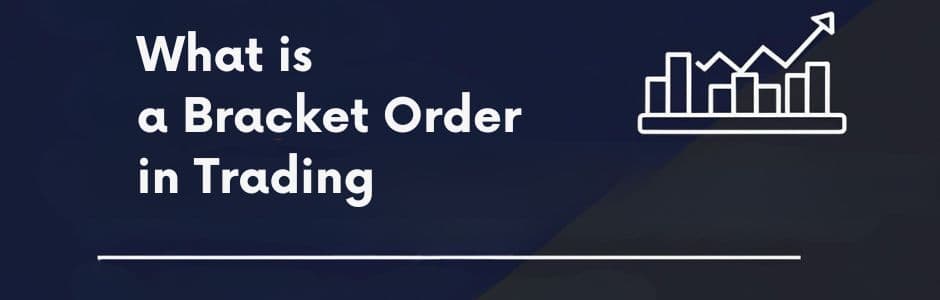 Stock price chart displaying a bracket order setup with automated stop loss and profit target lines