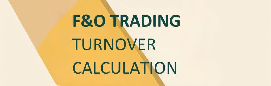 Turnover formula chart for F&O trading