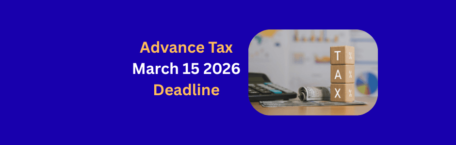 Advance tax March 15 deadline flowchart: e-Pay Tax portal steps, Challan 280 generation, payment modes and penalty interest table FY 2025-26