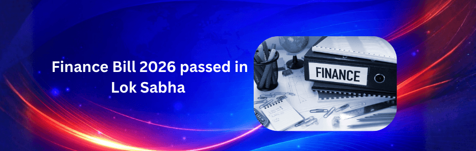 Finance Minister Nirmala Sitharaman in Lok Sabha after Finance Bill 2026 passage