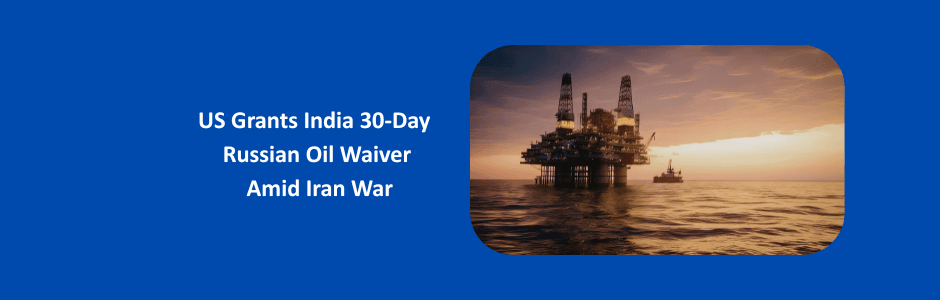 US Treasury Secretary Scott Bessent announcing 30-day Russian oil waiver for India