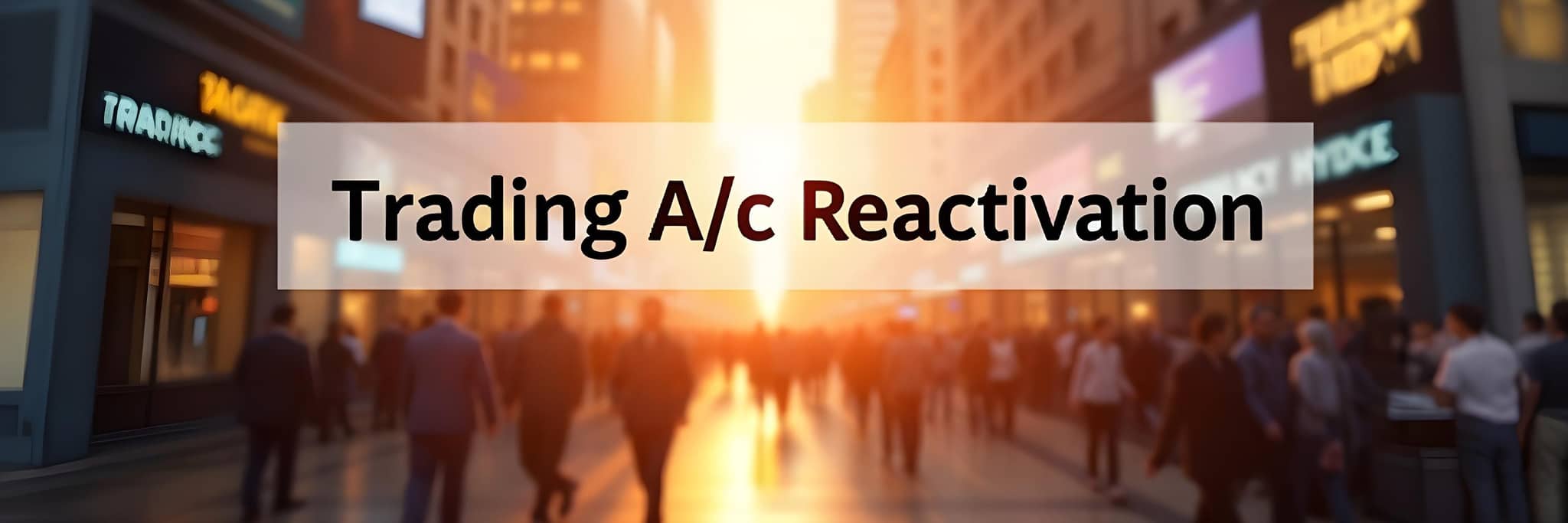 How to Reactivate Your Trading Account - Illustration and Explanation | JM Financial Services