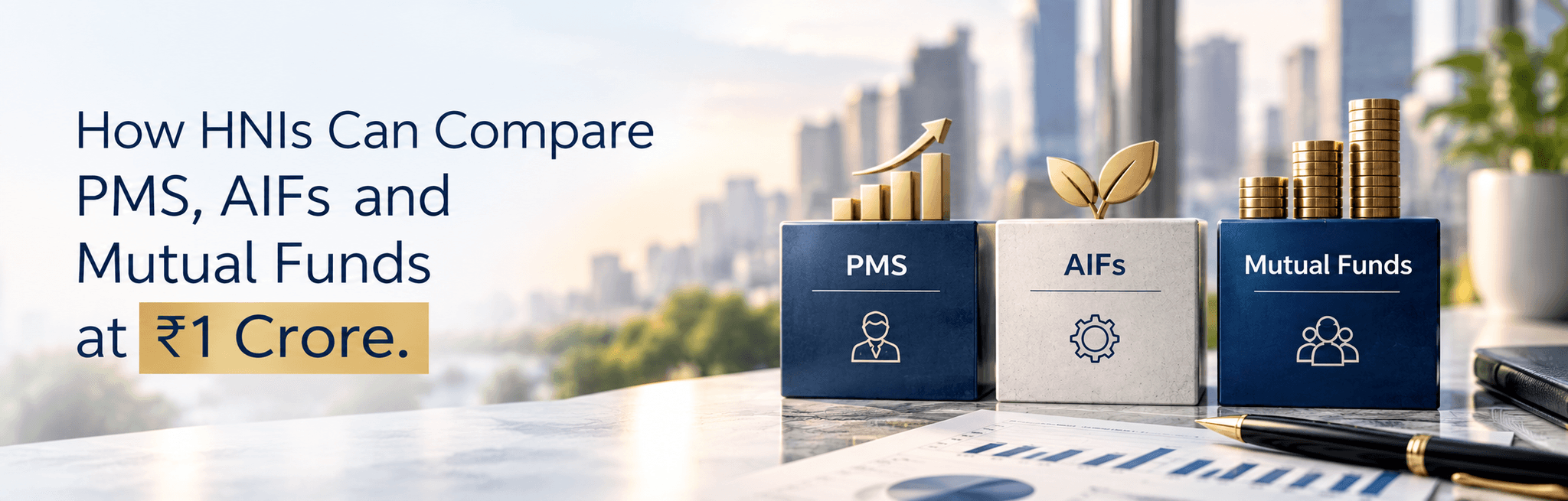 How HNIs Can Compare PMS, AIFs and Mutual Funds at ₹1 Crore