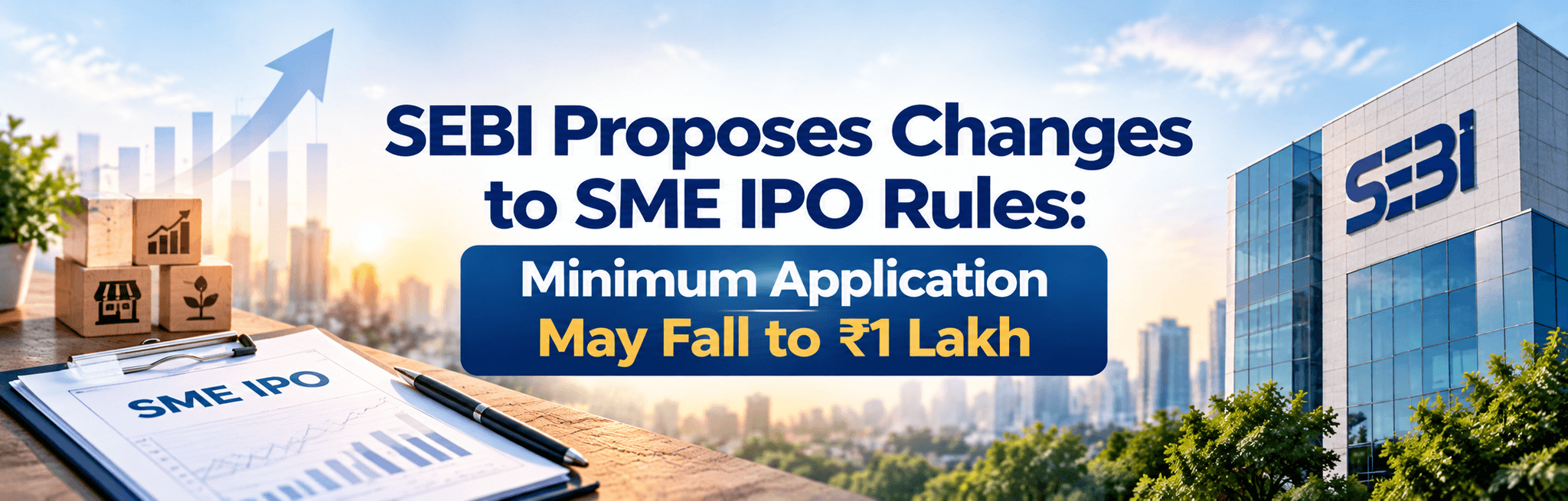 SEBI SME IPO Rules: Minimum Application May Reduce to ₹1 Lakh