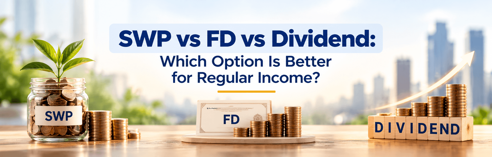 SWP vs FD vs Dividend: Which Is Better for Regular Income?