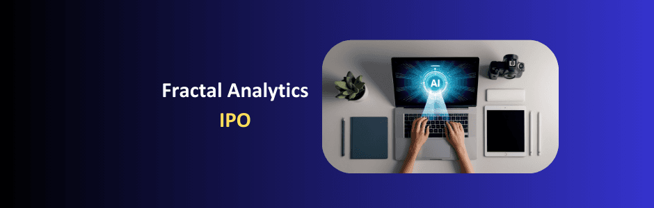 Investor analysing Fractal Analytics IPO price band ₹857–₹900 and lot size 16 shares on a laptop screen