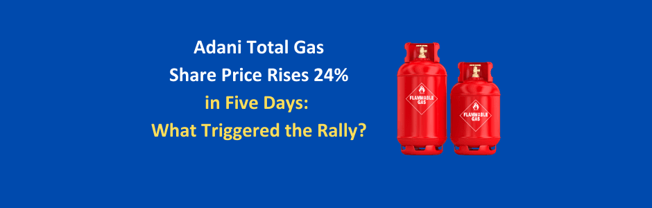 Adani Total Gas share price rally chart
