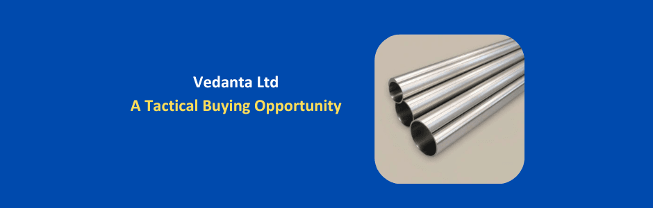 Vedanta Ltd tactical idea JM Financial March 2026 — entry price Rs 690 — upside 8 to 10 percent — 11% correction from 52-week high Rs 770 — demerger aluminium debt catalysts