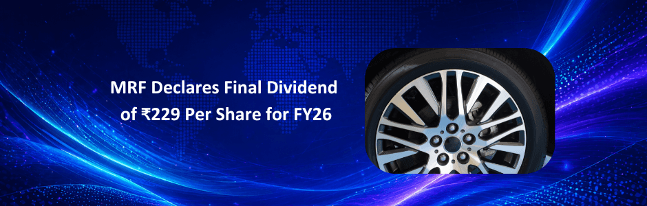 MRF tyre company dividend news with Q4 profit growth and shareholder payout details