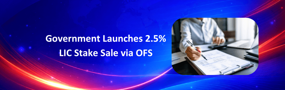 LIC OFS 2026 government stake sale infographic